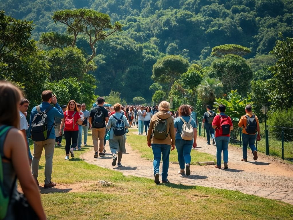 Atração de visitantes
