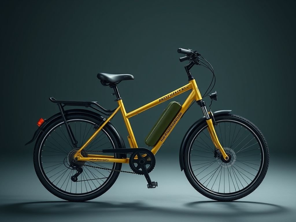 E-bike com bateria removível