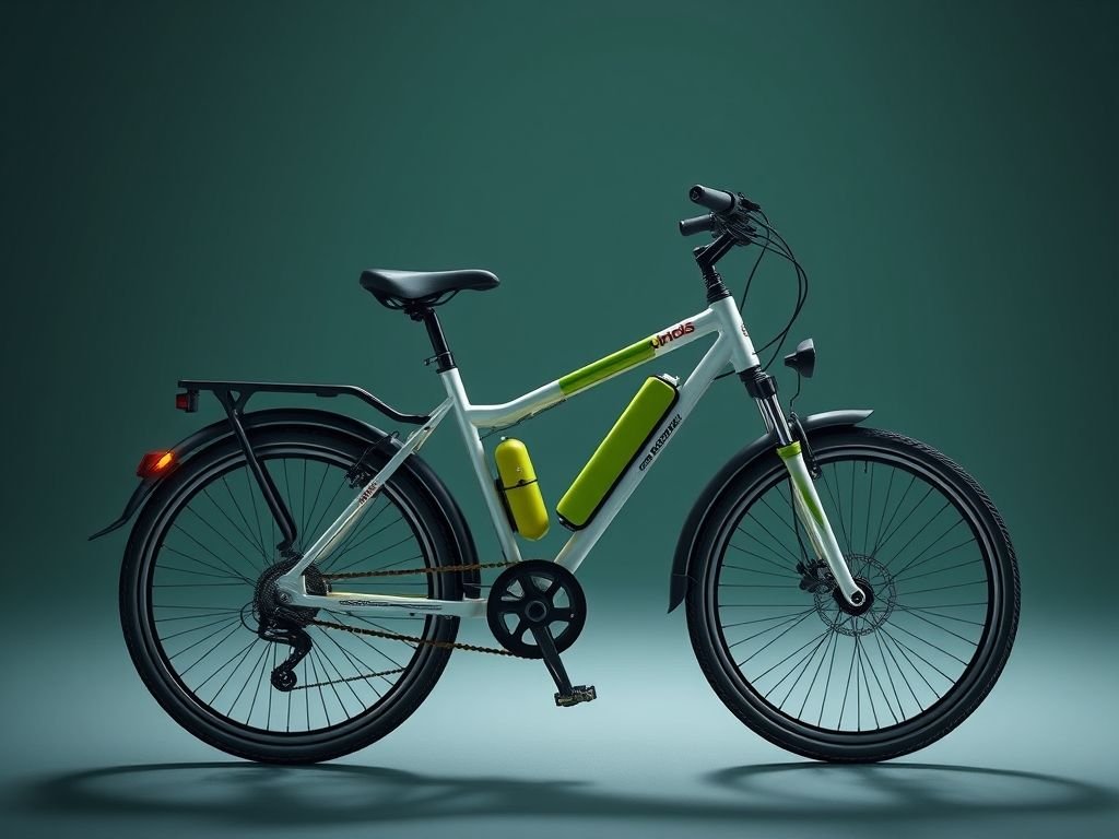 E-bike com design moderno