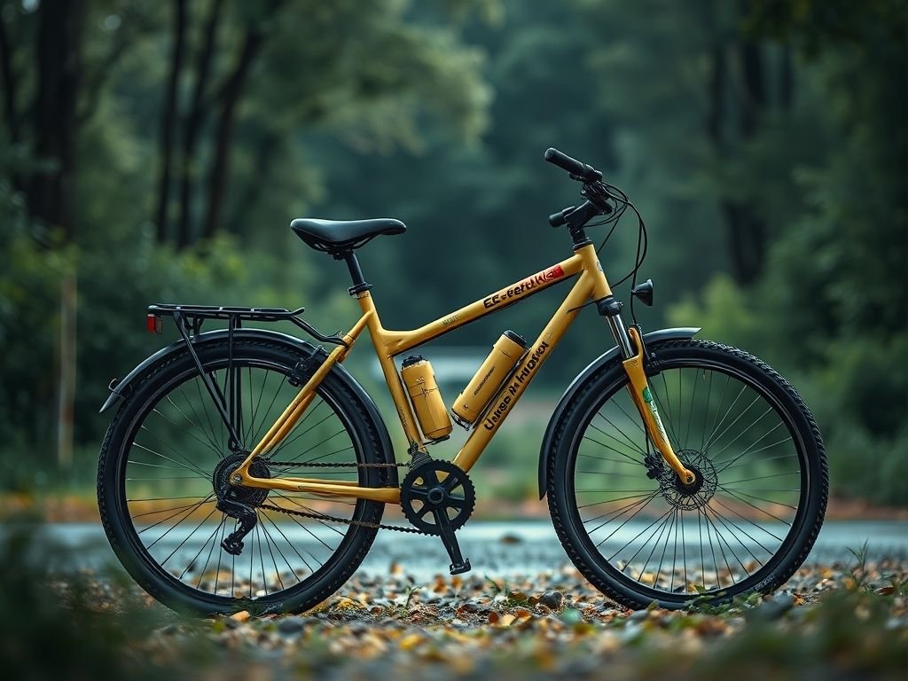 E-bike com potência alta