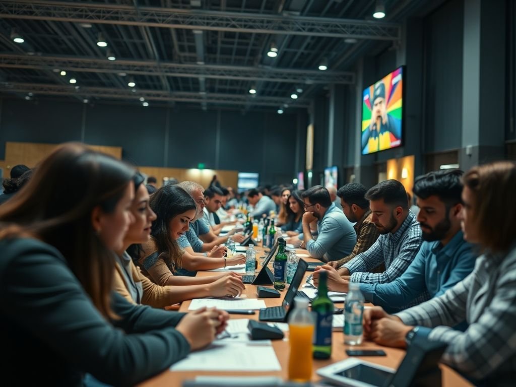 Participação em eventos locais