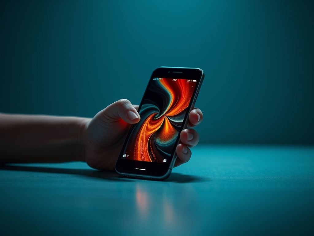 Smartphone com bateria descarregando rápido
