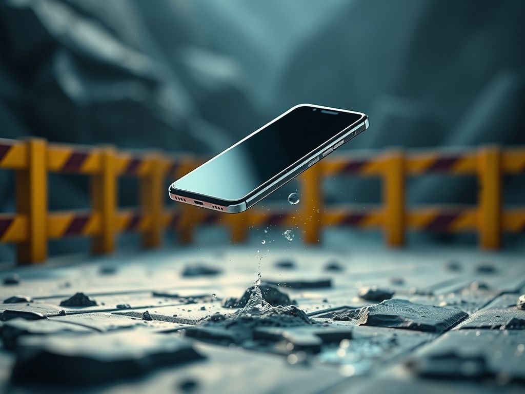 Smartphone com resistência a quedas